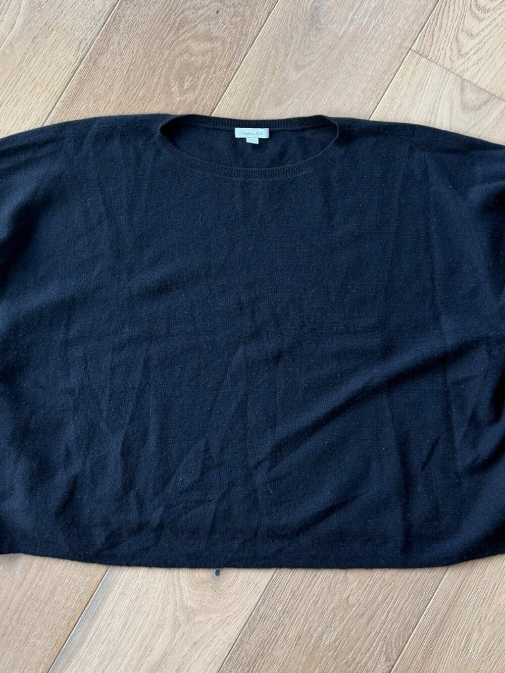 Garnet Hill Cashmere Box T Sweater size S